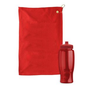 Golf Towel In A Transparent Bottle