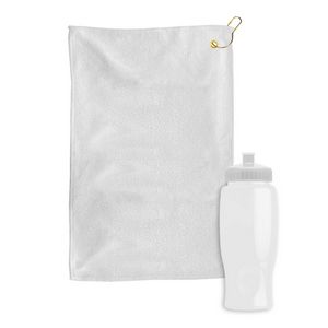 Golf Towel In A Transparent Bottle
