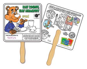 Good Nutrition Coloring Hand Fan - FSC Certified