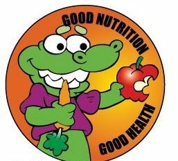 Good Nutrition Good Health Sticker Roll