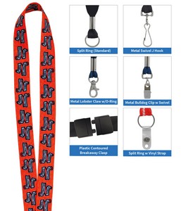 Good Valueâ„¢ 1" Fine-Print Lanyard