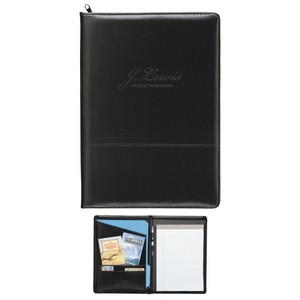 Good Valueâ„¢ Script Zippered Padfolio