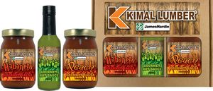 Gourmet Gift Pack w/Two 16oz Items & One Hot Sauce (5oz)