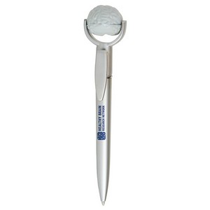 Gray Brain Squeeze Top Pen