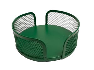 Green Mesh Metal Coaster Holder