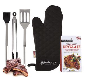 Grilling Kit w/Branded Mitt- Low Minimum
