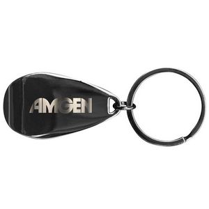 Gunmetal Apri Bottle Opener Key Chain