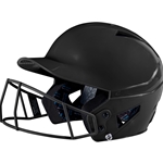 HX Rookie Uncoated Softbll Helmet w/Facemask