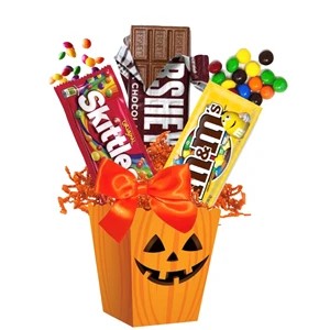 Halloween Pumpkin Candy Basket