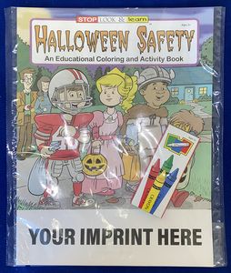 Halloween Safety Coloring Book Fun Pack
