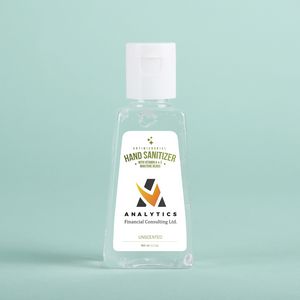 Hand Sanitizer Gel: 1 oz Triangle Bottle