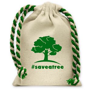 Handy Canvas Drawstring Tote Bag