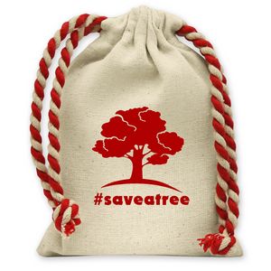 Handy Canvas Drawstring Tote Bag