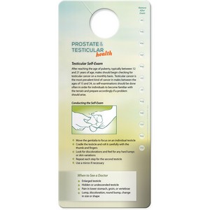 Hang Tag - Prostate & Testicular Self-Exam