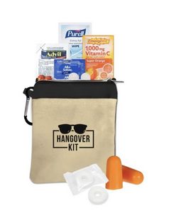 Hangover Kit with Zipper Pouch