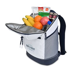 Harborside Backpack Cooler - White