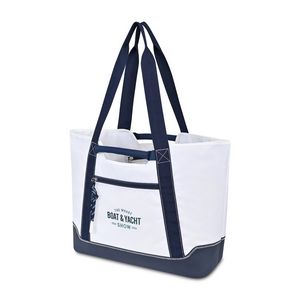 Harborside Medium Boat Bag - White