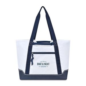 Harborside Medium Boat Bag - White