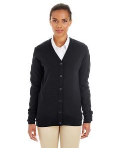 Harriton Ladies' Pilblocâ„¢ V-Neck Button Cardigan Sweater