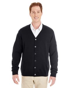 Harriton Men's Pilblocâ„¢ V-Neck Button Cardigan Sweater