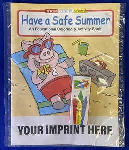 Have a Safe Summer Coloring Book Fun Pack