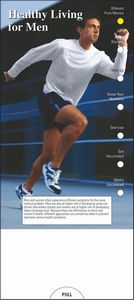 Healthy Living for Men Slide Chart