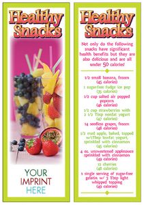 Healthy Snacks Bookmark