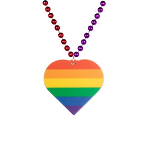 Heart Pride Medallion Beads