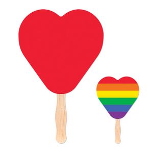 Heart Shaped Hand Fan