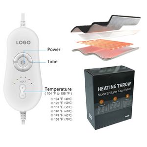 Heated Blanket Electric Throw