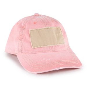 Heavy Washed Patch Cap w/Snap Back