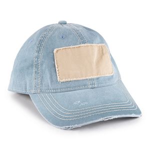 Heavy Washed Patch Cap w/Snap Back