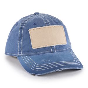 Heavy Washed Patch Cap w/Snap Back