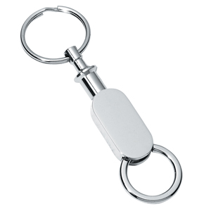 "Helix" Laser Engraved Pull-Apart Metal Valet Keyholder