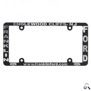 Hi-Impact 3-D Side Imprint License Plate Frame (Abs)