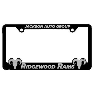 Hi-Impact 3D Traditional License Plate Frame - Abs