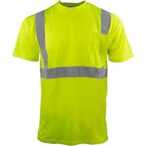Hi Vis ANSI Class 2 Safety T-Shirt
