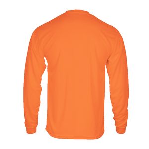 Hi-Vis Microfiber Long-Sleeve Work Shirt
