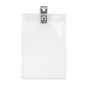 "Hilliard H" Clear Badge Holder (2-1/4"x 3" Insert)