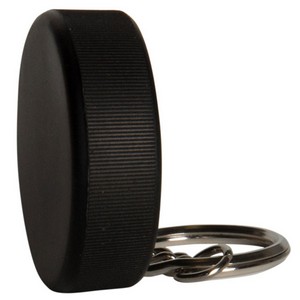Hockey Puck SqueeziesÂ® Stress Reliever Keychain