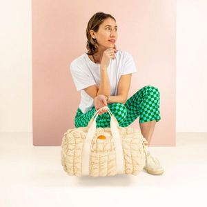 Holdall - Cloud Quilted Material