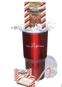 Holiday Peppermint Cocoa & Chocolate Gift Tumbler