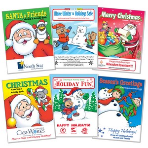 Holiday Themed Coloring & Activity Books