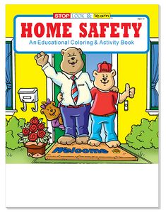 Home Safety Coloring Book Fun Pack