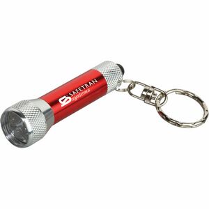 Homestead Metal Flashlight with Key Tag