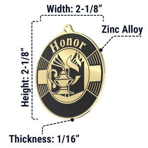 Honor Simucast (2-1/8") Medal