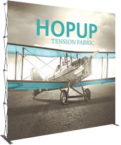 Hopupâ„¢ 10ft Full Height Straight Display & Front Graphic