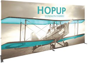 Hopupâ„¢ 15ft Full Height Straight Display Front Graphic