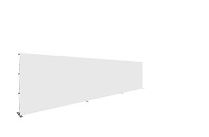 Hopupâ„¢ 30ft Full Height Straight Display W/ Front Graphic