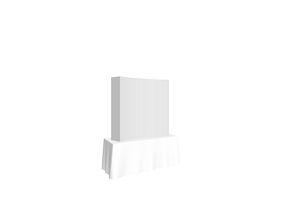 Hopupâ„¢ 5.5ft Curved Tabletop Fabric Display With Endcaps